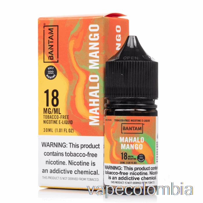 Vape Desechable Sales De Mango Mahalo - Bantam Vape - 30ml 18mg